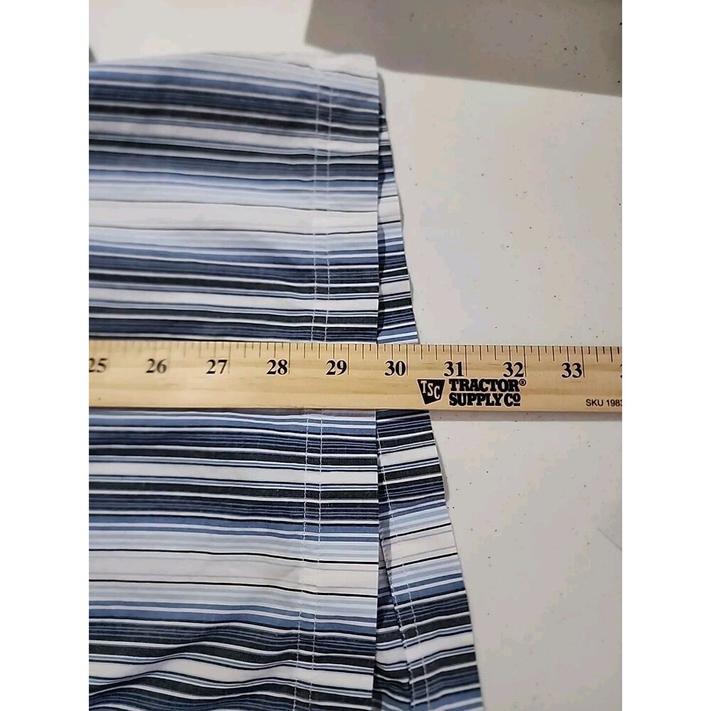Southpole Men Button Up Shirt XL Blue Stripe Pockets Long Sleeve Y2K 90s Hip Hop - Picture 5 of 7